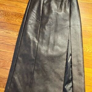 Bardot Brown Pencil Skirt